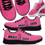 SS-U-Awa-FP-BreCan-220610NA10 @ Breast Cancer Fight Pink-Breast Cancer Pink Ribbon Sneakers