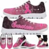 SS-U-Awa-S-BreCan-220610NA10 @ Breast Cancer Survivor-Breast Cancer Survivor Ribbon Pattern Sneakers