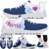 SS-U-Nur-BCH-Nur-220610NA10 @ Nurse Blue Cloud Heart-Nurse Blue Cloud Heartbeat Sneakers