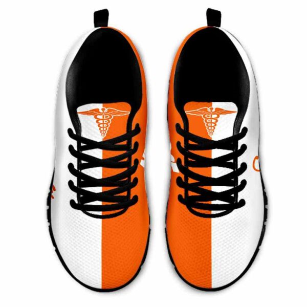 SS-U-Nur-ONW-Nur-220610NA10 @ Nurse Orange N White-Nurse Strong Orange White Sneakers