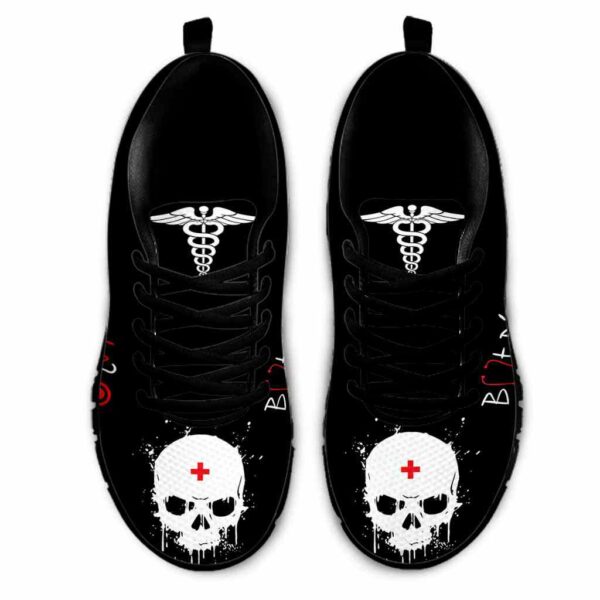 SS-U-Nur-BDYD-Nur-220610NA10 @ Nurse But Did You Die Skull-Nurse Skull But Did You Die Sneakers