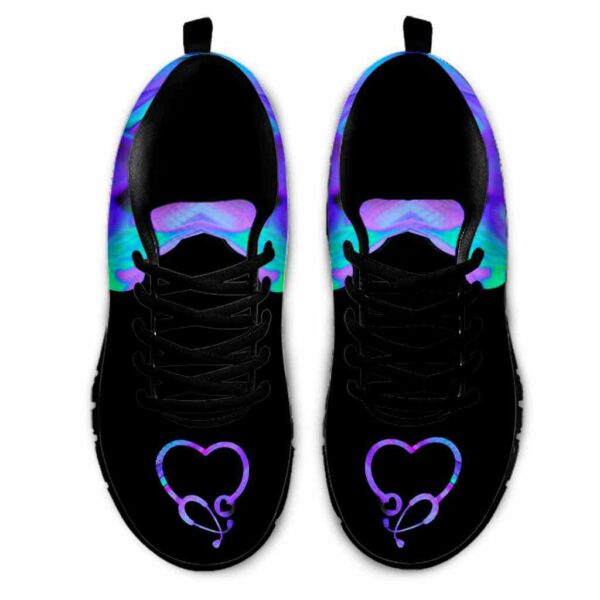 SS-U-Nur-PC-Nur-220610NA10 @ Nurse Purple Cloud-Nurse Purple Cloud Heartbeat Sneakers