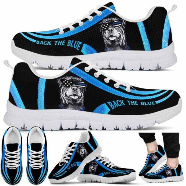 SS-U-Job-BTBR-Plof-210517VY10 @ Police Back The Blue Rottweiler-Police Back The Blue Line Rottweiler Sneakers