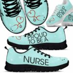 SS-U-Nur-PNMC-Nur-220610NA10 @ Proud Nurse Mint Cross-Nurse Proud To Be Sneakers