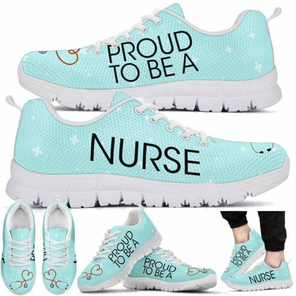 SS-U-Nur-PNMC-Nur-220610NA10 @ Proud Nurse Mint Cross-Nurse Proud To Be Sneakers
