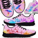 SS-U-Nur-WP-Nur-220610NA10 @ Nurse Watercolor Pink-Nurse Watercolor Pink Sneakers