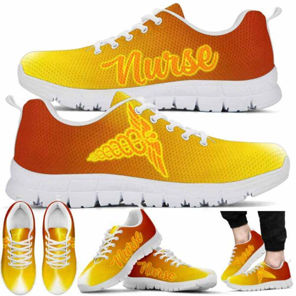 SS-U-Nur-LO-Nur-220610NA10 @ Nurse Lightning Orange-Nurse Light Orange Sneakers