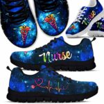 SS-U-Nur-HBG-Nur-220610NA10 @ Nurse Heart Beat Galaxy-Nurse Heartbeat Galaxy Blue Sneakers
