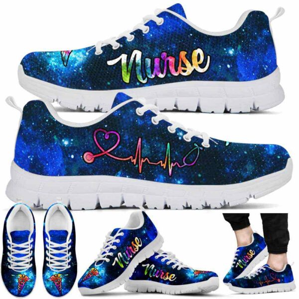 SS-U-Nur-HBG-Nur-220610NA10 @ Nurse Heart Beat Galaxy-Nurse Heartbeat Galaxy Blue Sneakers