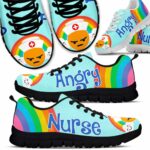 SS-U-Nur-AR-Nur-220610NA10 @ Nurse Angry Rainbow-Nurse Rainbow Angry Nurse Sneakers