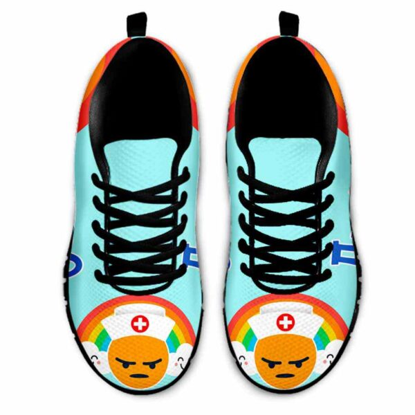 SS-U-Nur-AR-Nur-220610NA10 @ Nurse Angry Rainbow-Nurse Rainbow Angry Nurse Sneakers