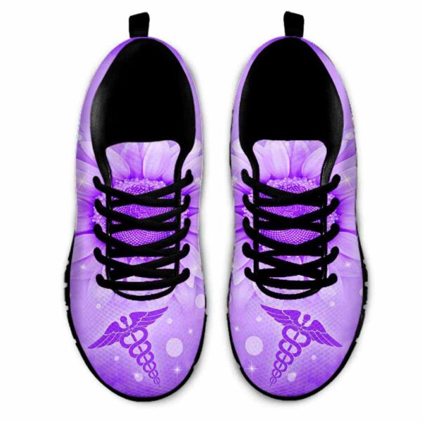 SS-U-Nur-SP-Nur-220610NA11 @ Nurse Sunflower Purple-Nurse Purple Sunflower Sneakers