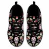 SS-U-Nur-MS-Nur-220610NA10 @ Nurse Mexican Skull-Nurse Sugar Skull Pattern Sneakers
