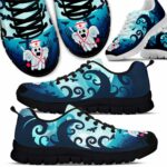SS-U-Nur-BH-Nur-220610NA10 @ Nurse Blue Halloween-Nurse Ghost Blue Halloween Sneakers