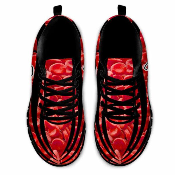 SS-U-Nur-LHT-Mtec-210605VY10 @ Med Tech Line Hematology Text-Med Tech Red Hematology Pattern Sneakers