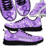 SS-U-Awa-B-Paca-220610NA10 @ Pancreatic Butterflie-Pancreatic Cancer Purple Butterfly Sneakers
