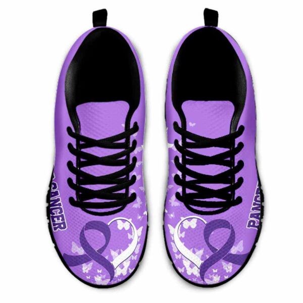 SS-U-Awa-B-Paca-220610NA10 @ Pancreatic Butterflie-Pancreatic Cancer Purple Butterfly Sneakers