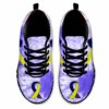 SS-U-Awa-RTD-Bladde-220610NA10 @ Bladder Cancer Ribbon Tie Dy-Bladder Cancer Ribbon Tie Dye Sneakers