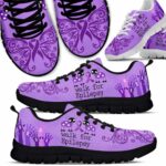 SS-U-Awa-LB-Epilep-220610NA10 @ Epilepsy Lady Bu-Epilepsy Ribbon Walk For Sneakers