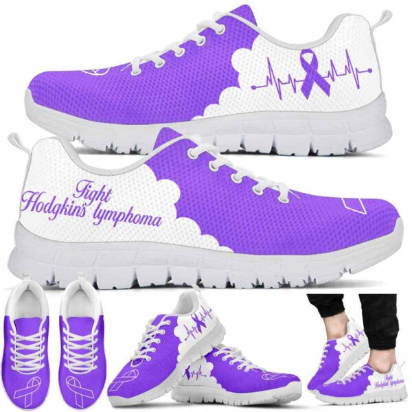 SS-U-Awa-HBC-Lympho-220610NA10 @ Lymphoma Heart Beat Clou-Hodgkins Lymphoma Cloud Heartbeat Sneakers