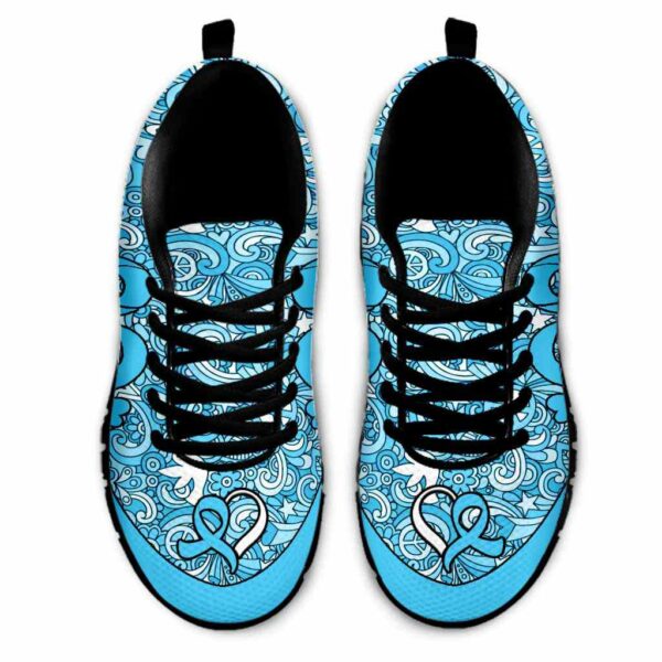 SS-U-Awa-PL-Diabet-220610NA10 @ Diabetes Peace Lin-Diabetes Peace Heart Pattern Sneakers