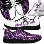 SS-U-Nur-PWG-Mtec-210605VY10 @ Med Tech Purple White Girl-Med Tech Hematology White Purple Sneakers