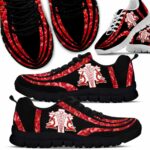 SS-U-Nur-MHL-Mtec-210605VY10 @ Med Tech Microscope Hematology Line-Med Tech Hematology Red Line Pattern Sneakers