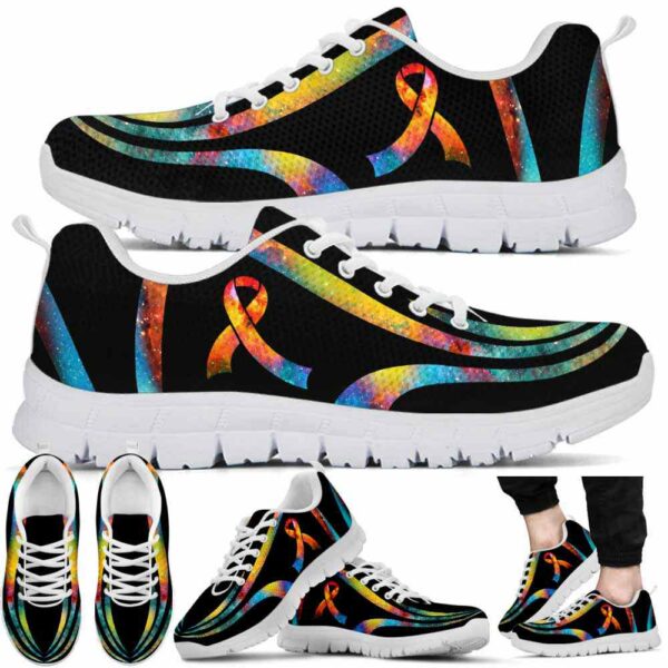 SS-U-Awa-GL-MS-220610NA10 @ Multiple Sclerosis Galaxy Lin-Multiple Sclerosis Galaxy Colorful Lines Sneakers