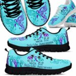 SS-U-Awa-LB-SuiPre-220610NA10 @ Suicide Prevention Lady Bu-Suicide Prevention Ribbon Walk For Sneakers