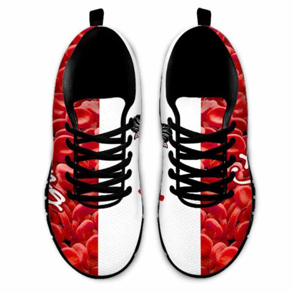 SS-U-Nur-RWG-Mtec-210605VY10 @ Med Tech Red White Girl-Med Tech Hematology Red White Sneakers