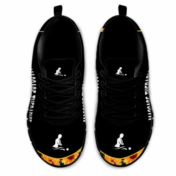 SS-U-Job-SL-Msst-220610NA10 @ Massage Therapist Sunflower Line-Massage Therapist Sunflower Pattern Sneakers