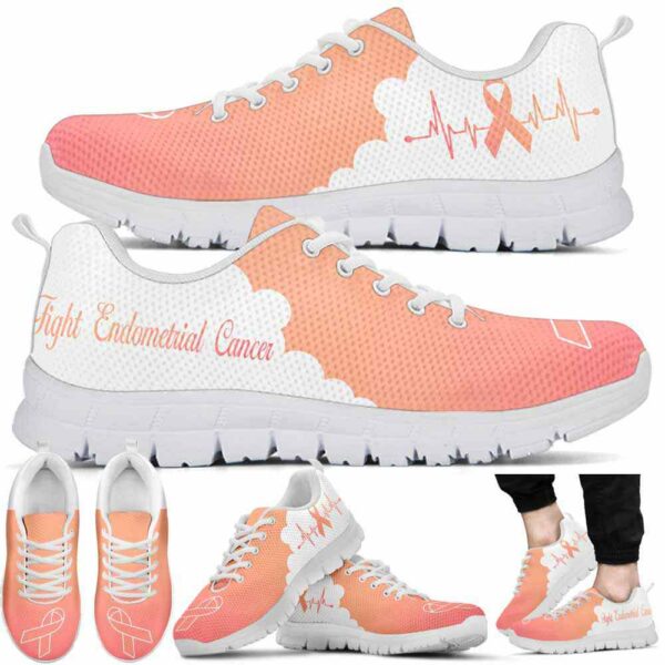SS-U-Awa-C-Endo-220610NA10 @ Endometrial Cancer Clou-Endometrial Cancer Cloud Heartbeat Sneakers