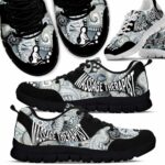 SS-U-Job-WML-Msst-220610NA10 @ Massage Therapist White Mandala Line-Massage Therapist White Mandala Pattern Sneakers