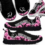 SS-U-Awa-SL-Parkin-220610NA10 @ Parkinson Disease Sunflower Lin-Parkinsons Ribbon Sunflower Pattern Sneakers