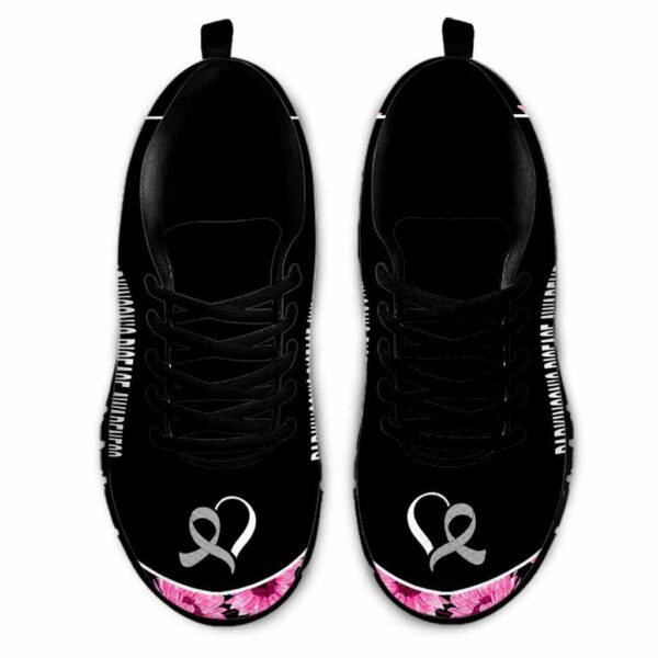 SS-U-Awa-SL-Parkin-220610NA10 @ Parkinson Disease Sunflower Lin-Parkinsons Ribbon Sunflower Pattern Sneakers