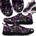 SS-U-Nur-PB-Mtec-210605VY10 @ Med Tech Purple Blood-Med Tech Hematology Pattern Purple Sneakers