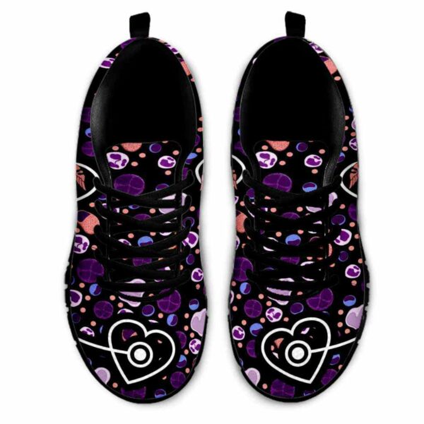 SS-U-Nur-PB-Mtec-210605VY10 @ Med Tech Purple Blood-Med Tech Hematology Pattern Purple Sneakers