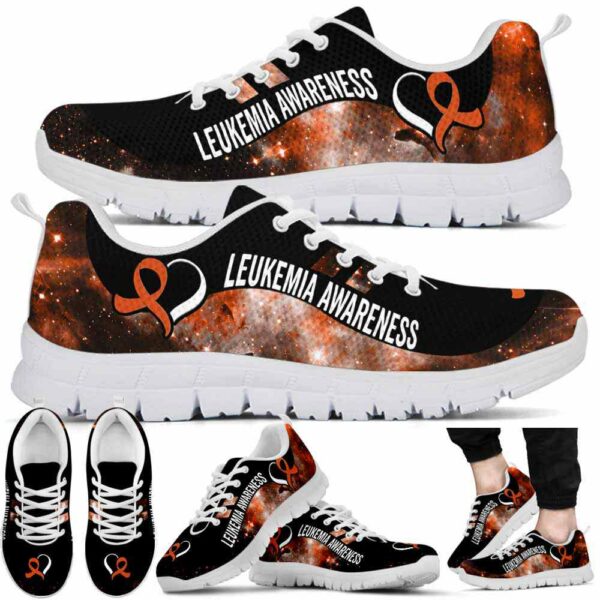 SS-U-Awa-GL-Leukem-220610NA10 @ Leukemia Galaxy Lin-Leukemia Ribbon Heart Galaxy Sneakers