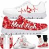 SS-U-Nur-HPT-Mtec-210605VY10 @ Med Tech Hematology Pattern Text-Med Tech Hematology Red Pattern Sneakers
