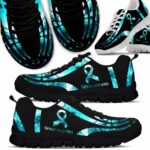SS-U-Awa-TLL-Diabet-220610NA10 @ Diabetes Teal Liquid Lin-Diabetes Teal Lines Sneakers