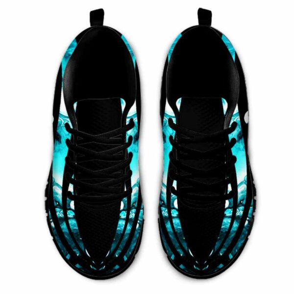 SS-U-Awa-TLL-Diabet-220610NA10 @ Diabetes Teal Liquid Lin-Diabetes Teal Lines Sneakers