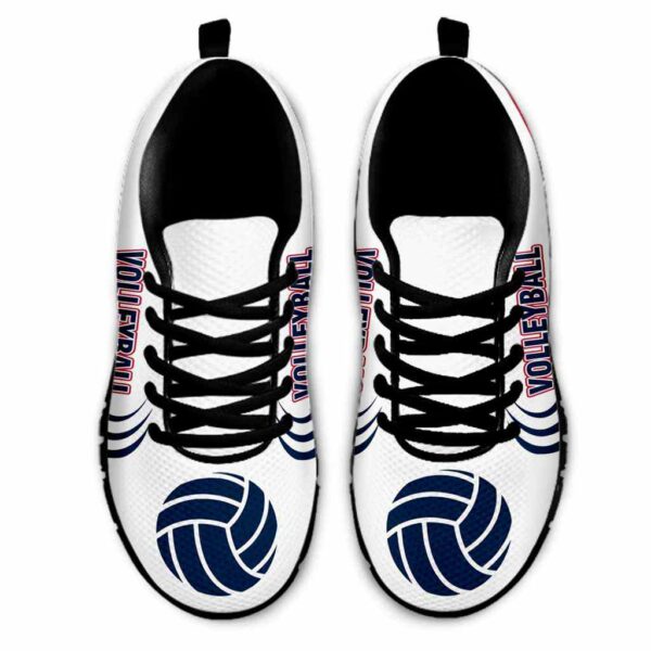SS-U-Hobb-NL-Vlbl-220610NA10 @ Volleyball Navy Line-Volleyball Navy Heartbeat Line Sneakers
