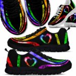 SS-U-Lgbt-RLH-Lgbt-220610NA10 @ Lgbt Rainbow Line Heart-Lgbt Rainbow Line Heart Sneakers