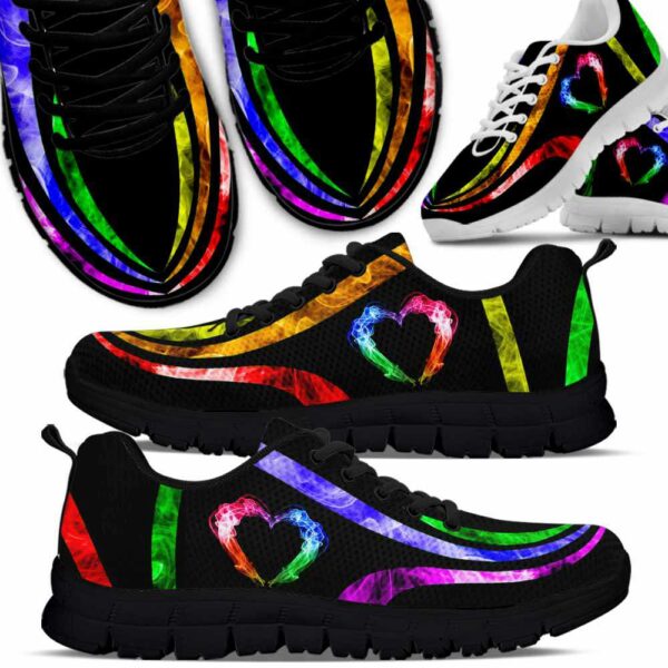 SS-U-Lgbt-RLH-Lgbt-220610NA10 @ Lgbt Rainbow Line Heart-Lgbt Rainbow Line Heart Sneakers