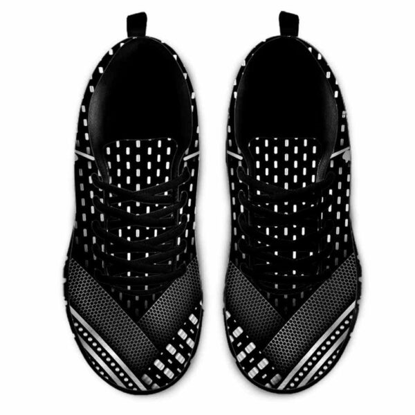 SS-U-Hobb-SM-Sbal-220610NA10 @ Softball Silver Metal-Softball Metal Silver Pattern Sneakers