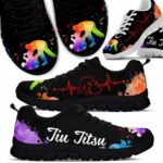 SS-U-Hobb-W-Jjsu-220610NA10 @ Jiu Jitsu Watercolor-Jiu Jitsu Watercolor Heartbeat Sneakers