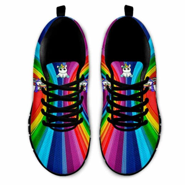 SS-U-Lgbt-RA-Lgbt-220610NA10 @ Lgbt Rainbow Art-Lgbt Rainbow Unicorn Sneakers