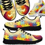 SS-U-Awa-PH-Autism-220610NA10 @ Autism Puzzle Han-Autism Puzzle Hand Pattern Sneakers