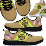 SS-U-Job-LL-Ffgh-220610NA10 @ Firefighter Logo Line-Firefighter Logo Usa Line Sneakers