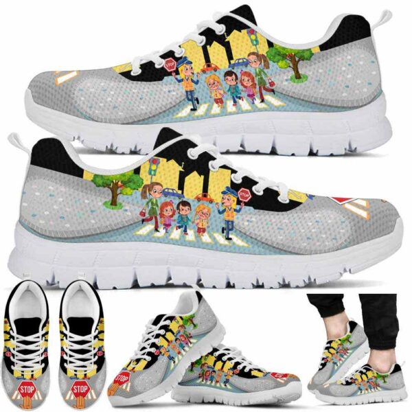 SS-U-Job-SS-Cros-220610NA10 @ Crossing Guard Stop Sign-Crossing Guard Stop Sign Sneakers